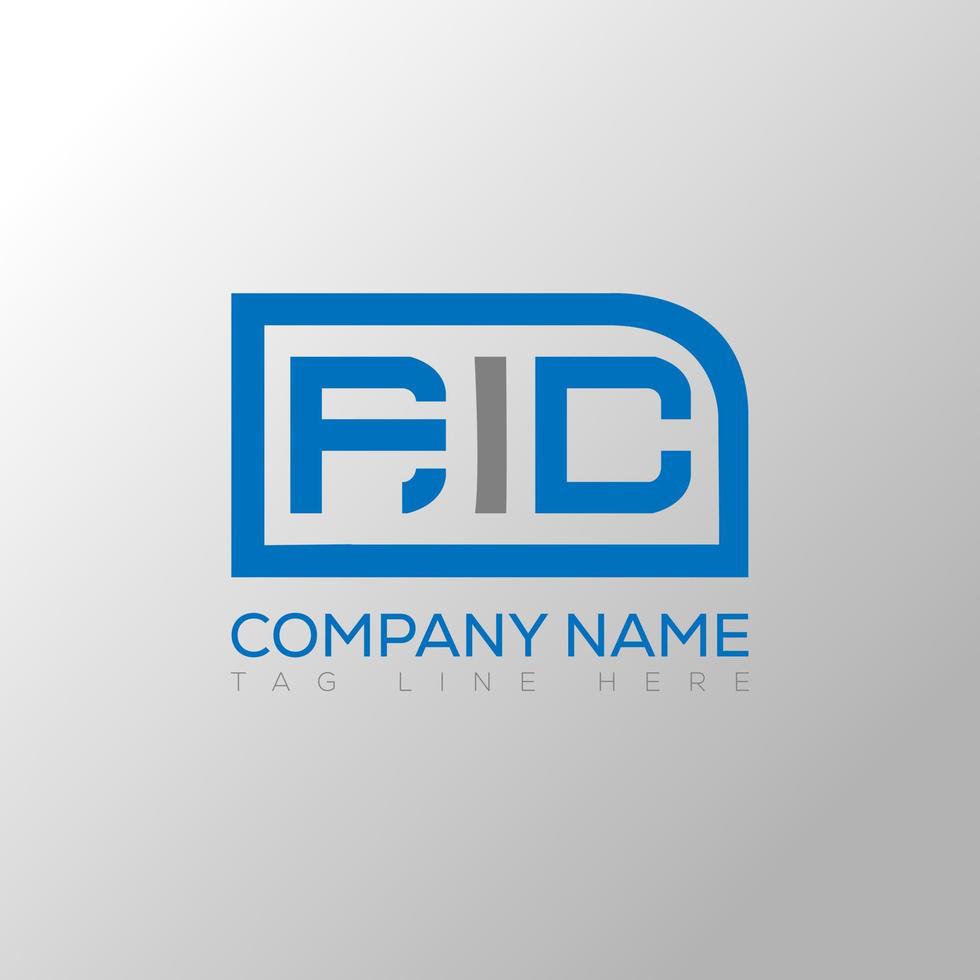 FIC letter logo creative design. FIC unique design. vector
