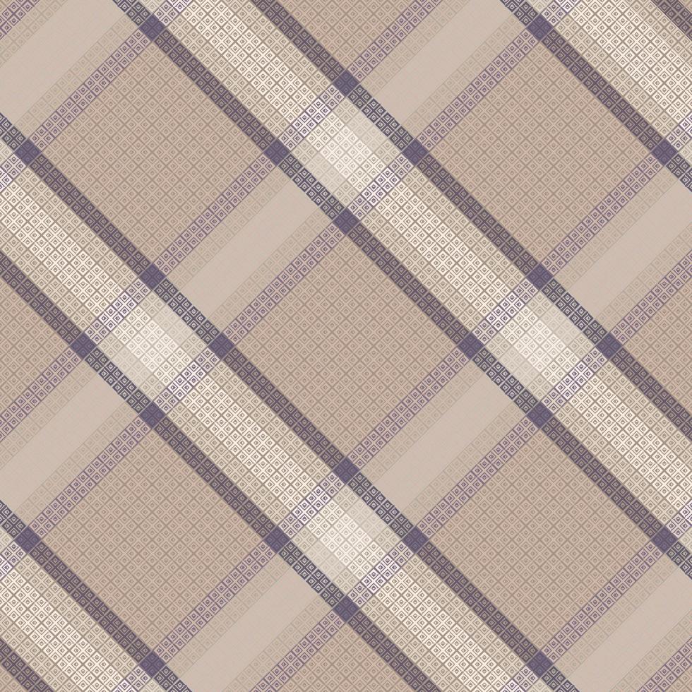 Tartan Plaid With Vintage Color Pattern. vector