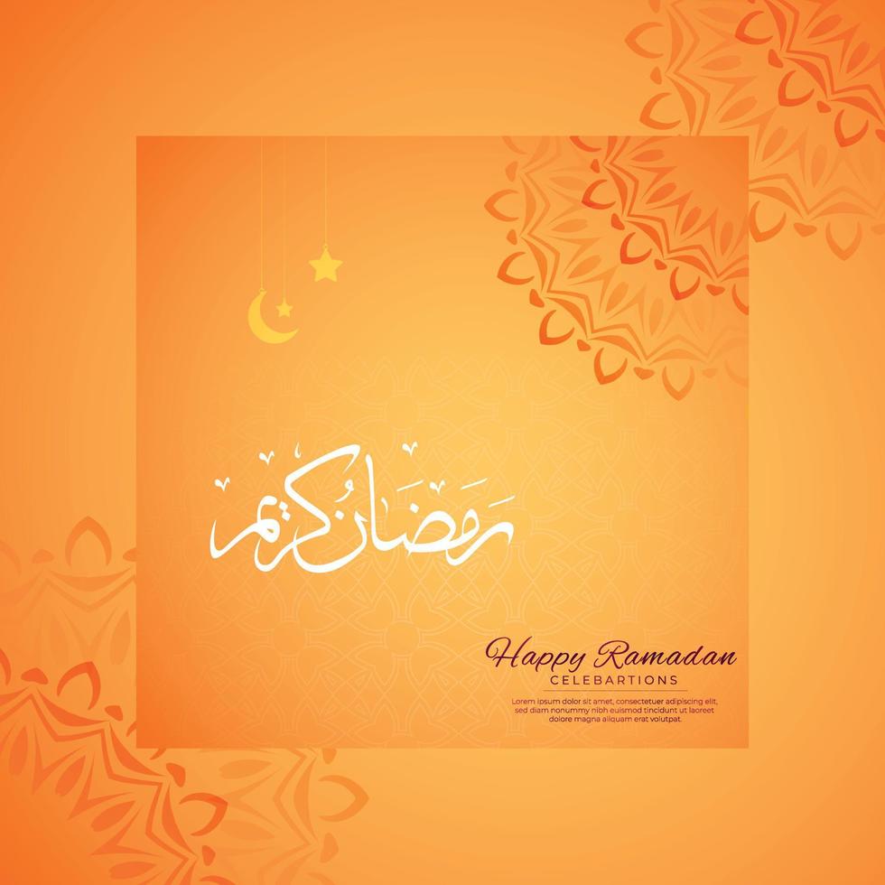 ramadan kareem banner - ramadan social media post - ramadan background-ramadan mubarak  -Ramadan kareem islamic festival vector