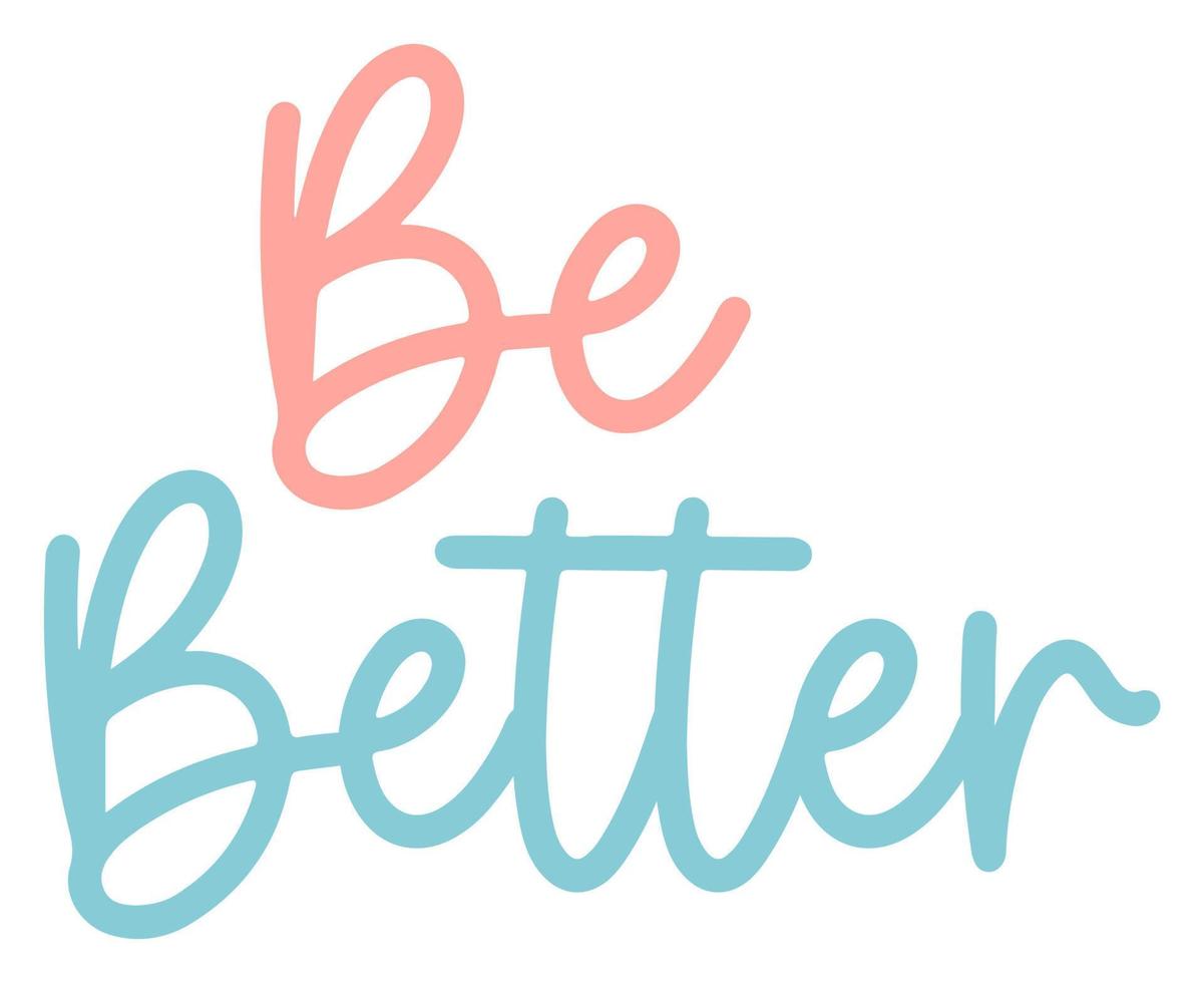 Positive Word Sticker Illustration vector