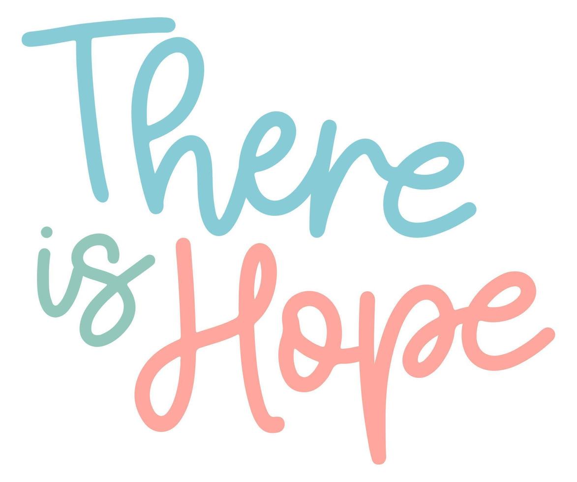 Positive Word Sticker Illustration vector
