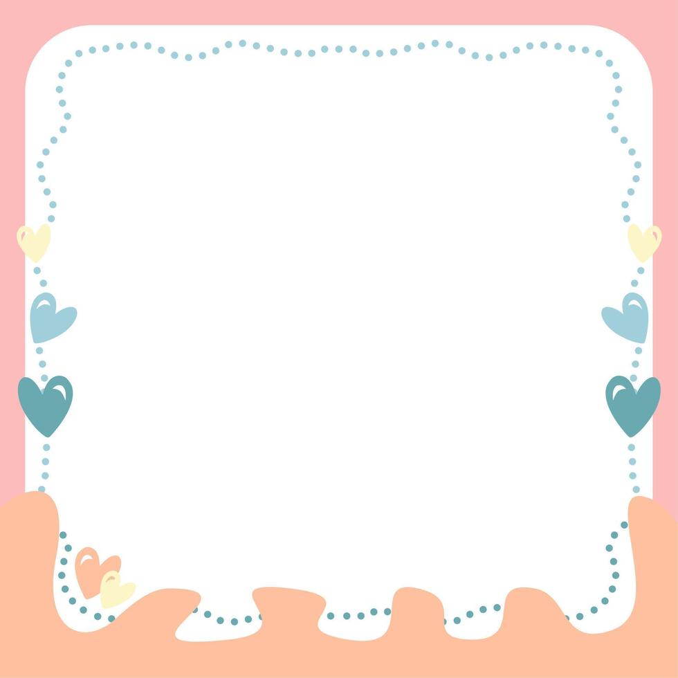 Love Photo Frame vector