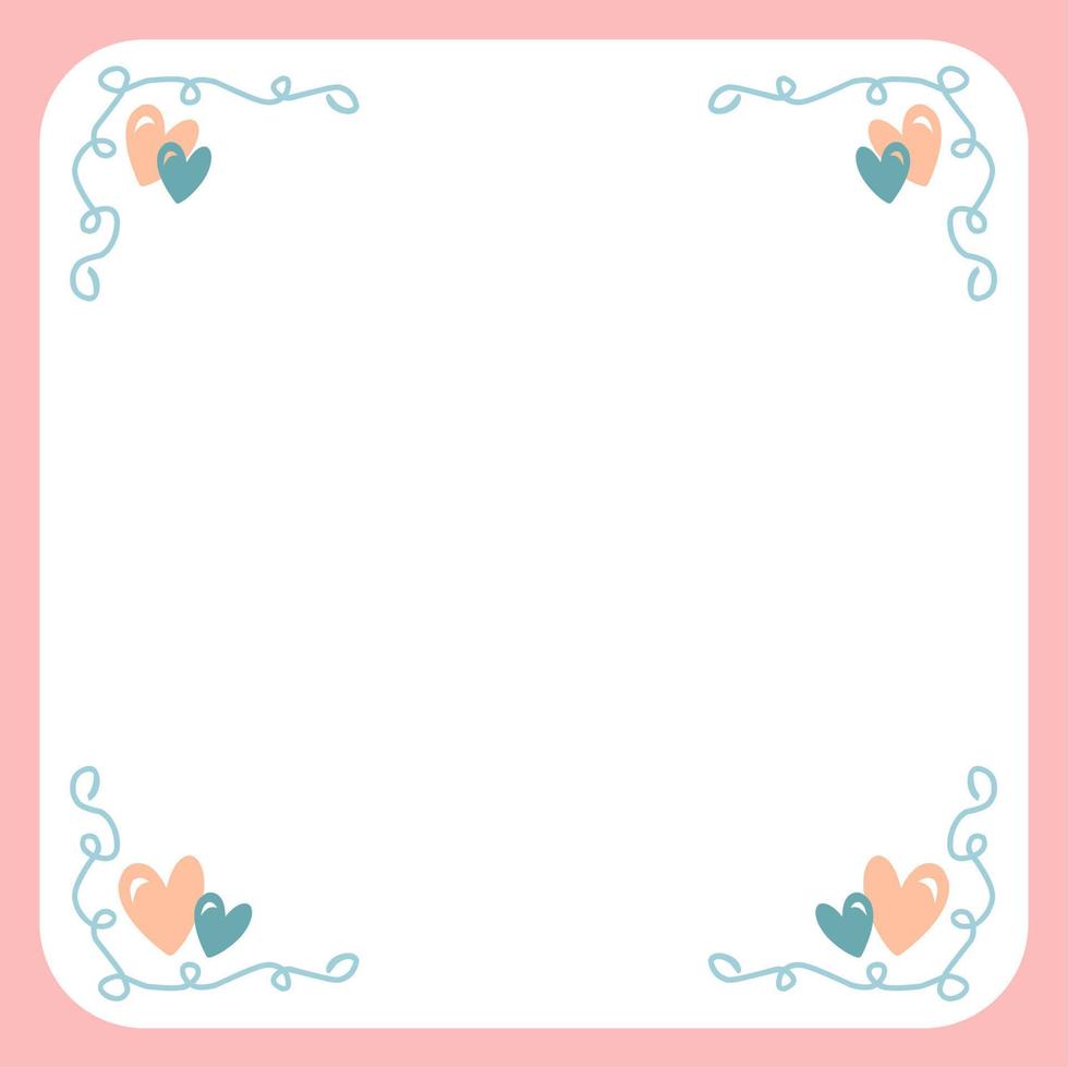 Love Photo Frame vector