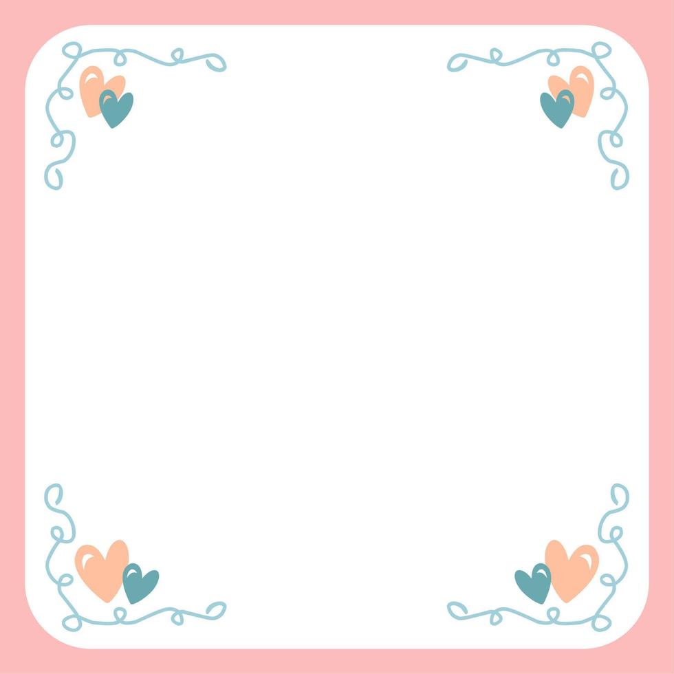 Love Photo Frame vector