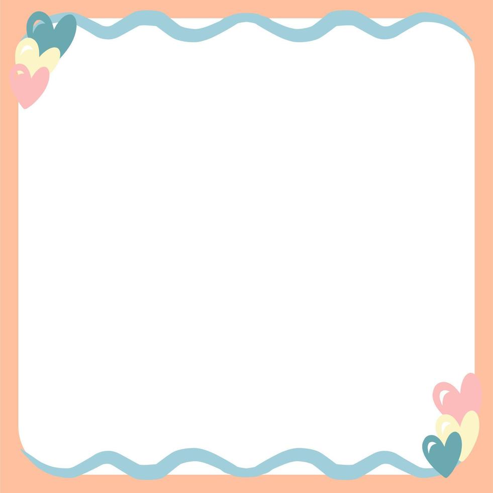 Love Photo Frame vector