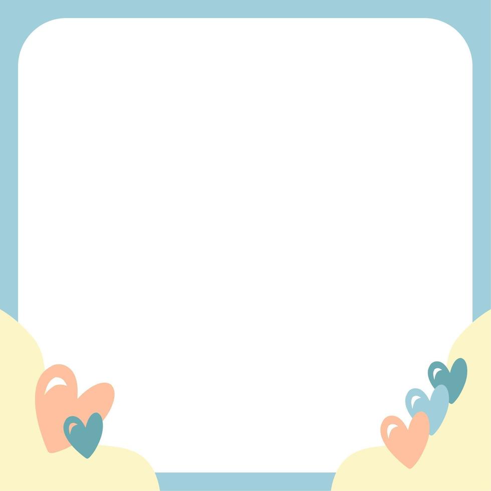 Love Photo Frame vector