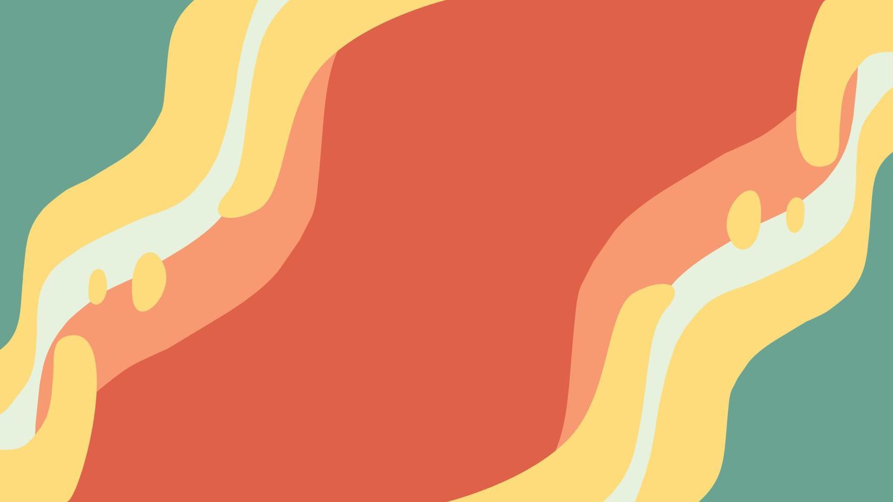 abstract background banner with waves concept vector
