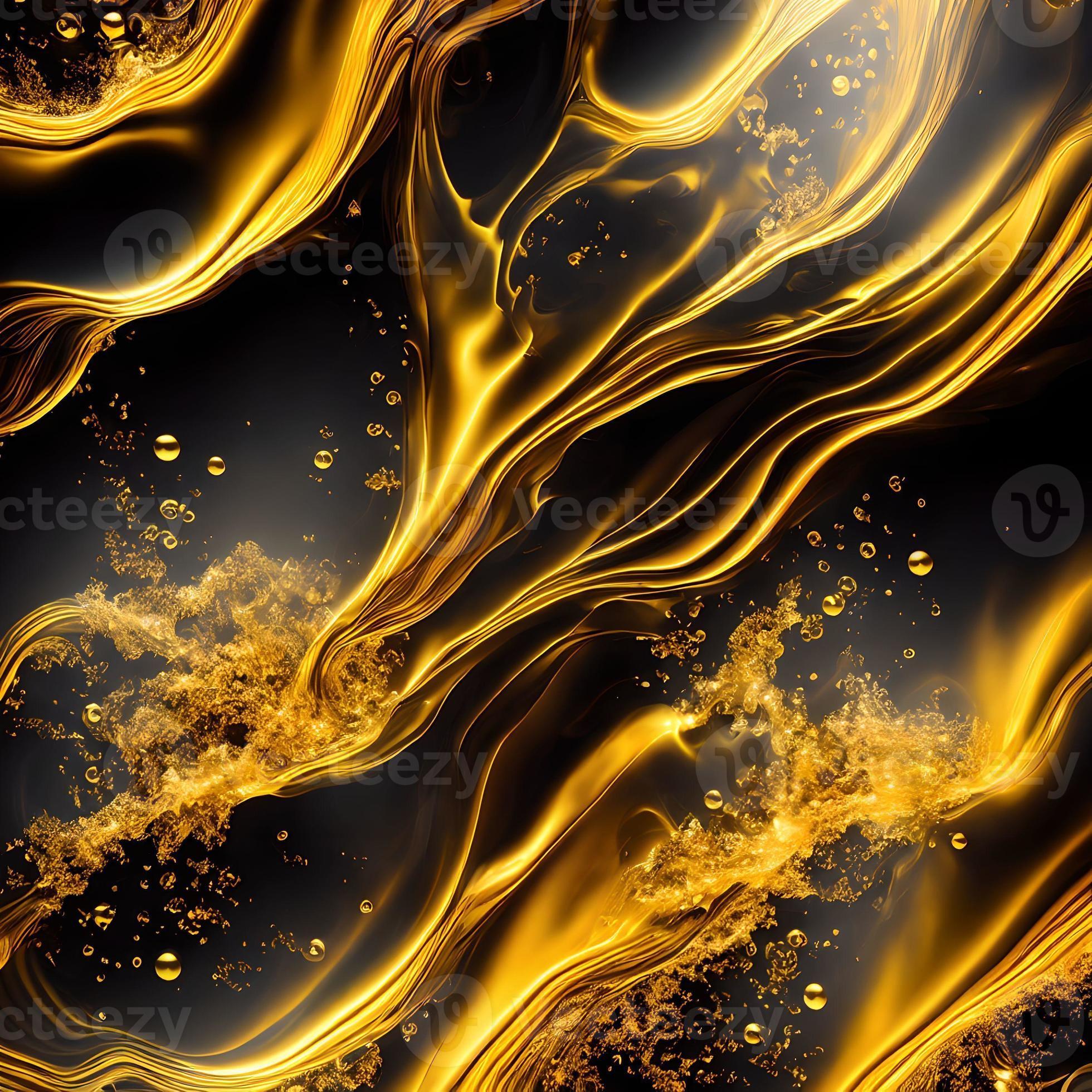 abstract background of luxury black and gold smoke cloud, generative art by  . 21772445 Stock Photo at Vecteezy