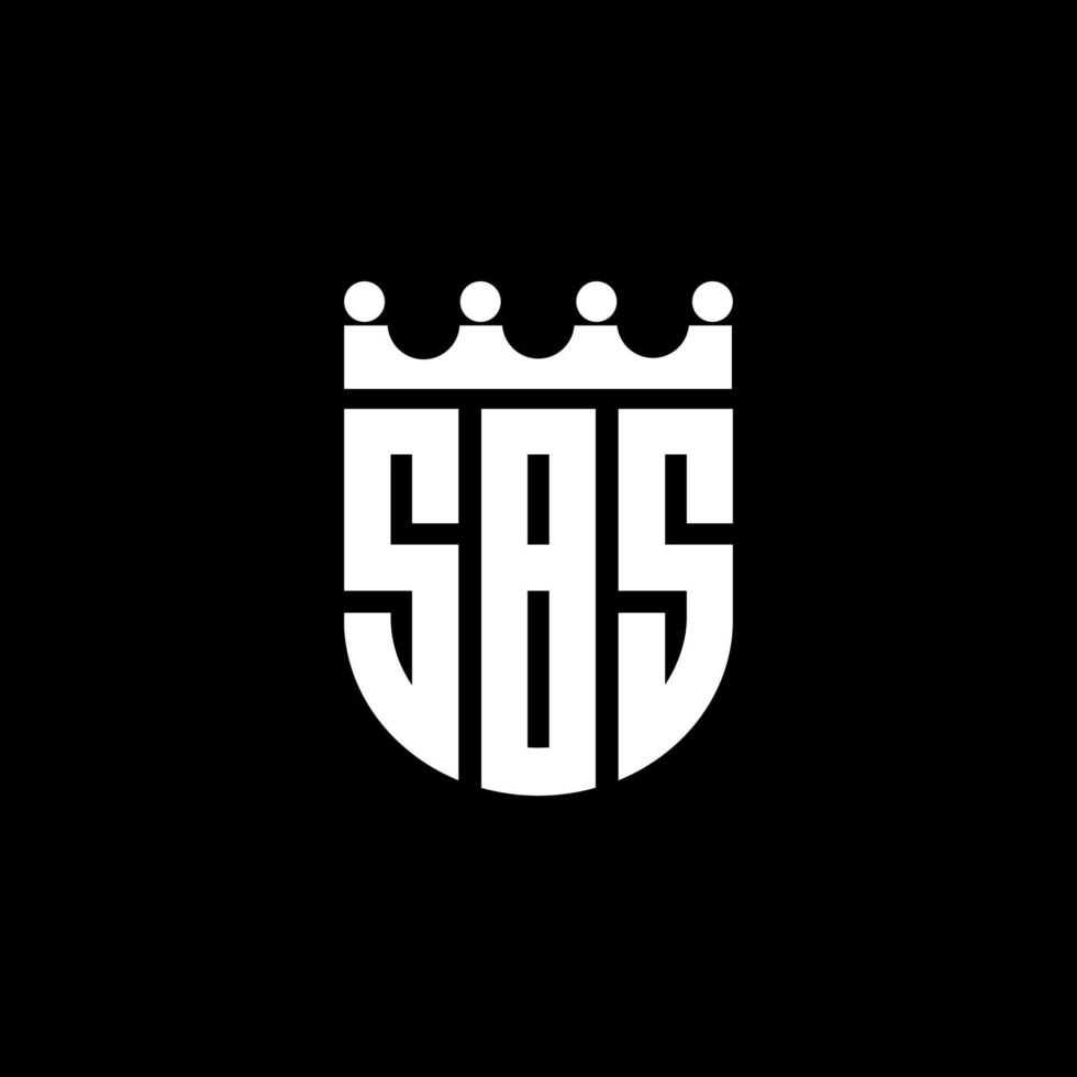 diseño del logotipo de la letra sbs en la ilustración. logotipo vectorial, diseños de caligrafía para logotipo, afiche, invitación, etc. vector