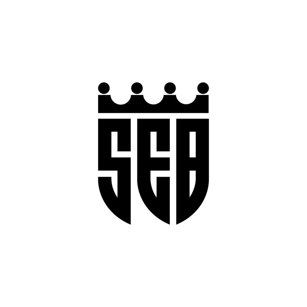 diseño del logotipo de la letra seb en la ilustración. logotipo vectorial, diseños de caligrafía para logotipo, afiche, invitación, etc. vector