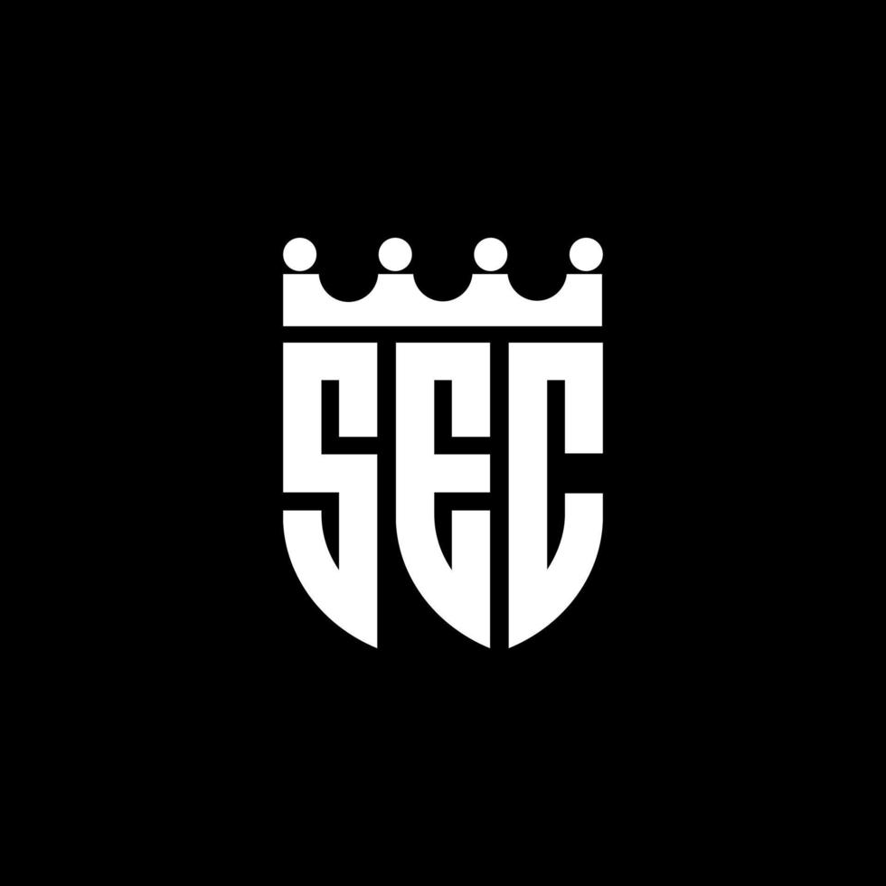 diseño del logotipo de la letra sec en la ilustración. logotipo vectorial, diseños de caligrafía para logotipo, afiche, invitación, etc. vector