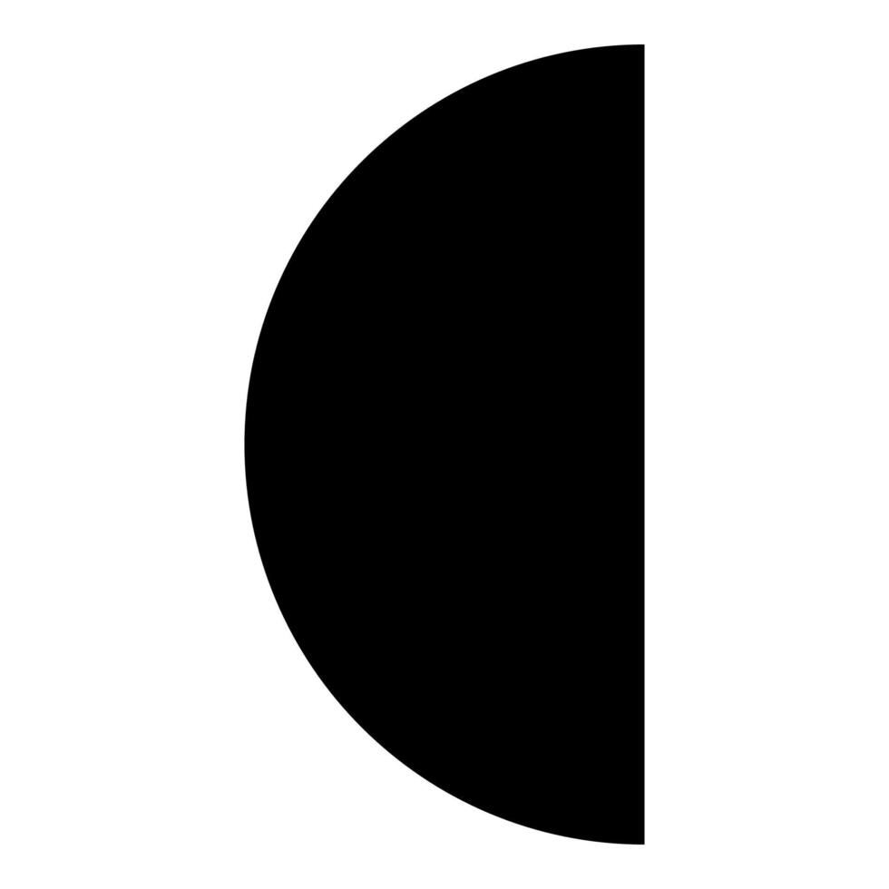 Part circle 12 2 two icon black color vector illustration image flat style