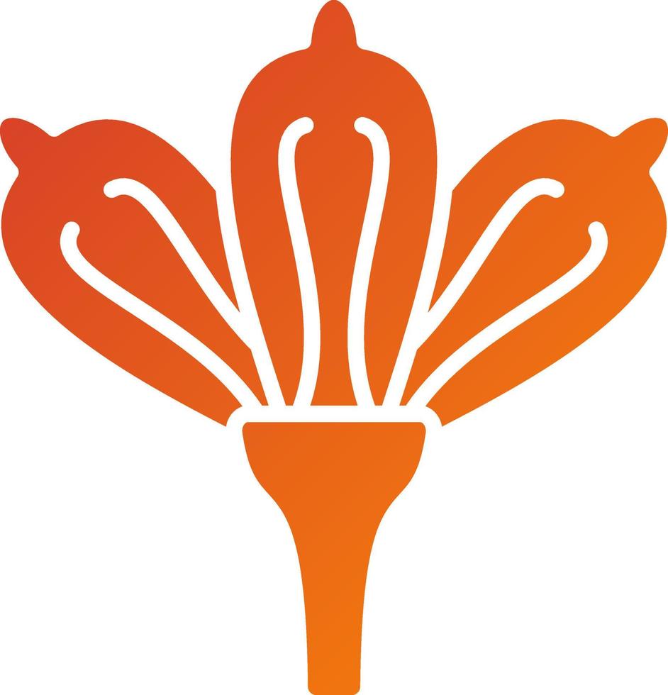 Pea Flower Icon Style vector