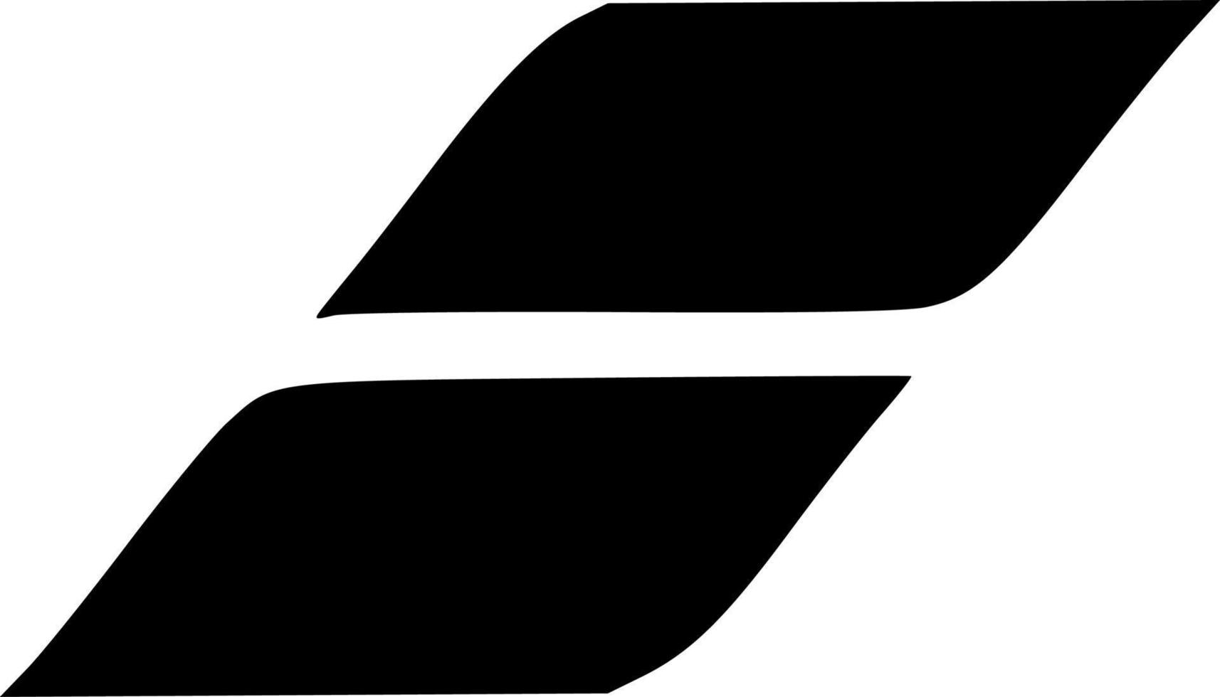 black and white of icon shape vector