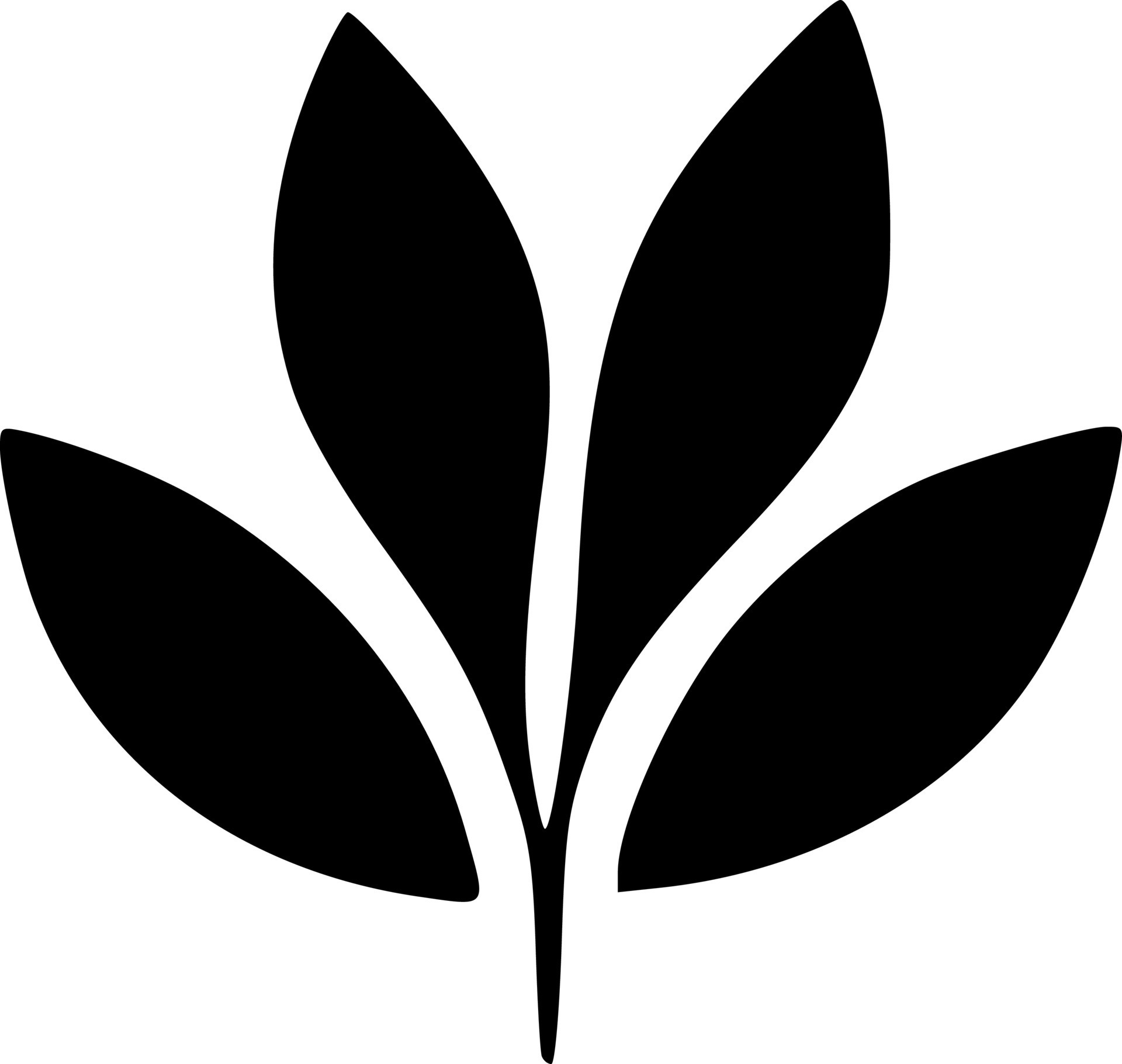 black and white of leaf icon 21773501 Vector Art at Vecteezy