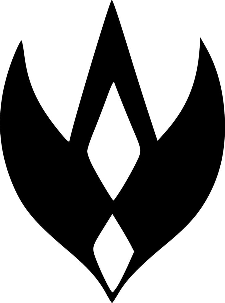 black and white of icon shape vector