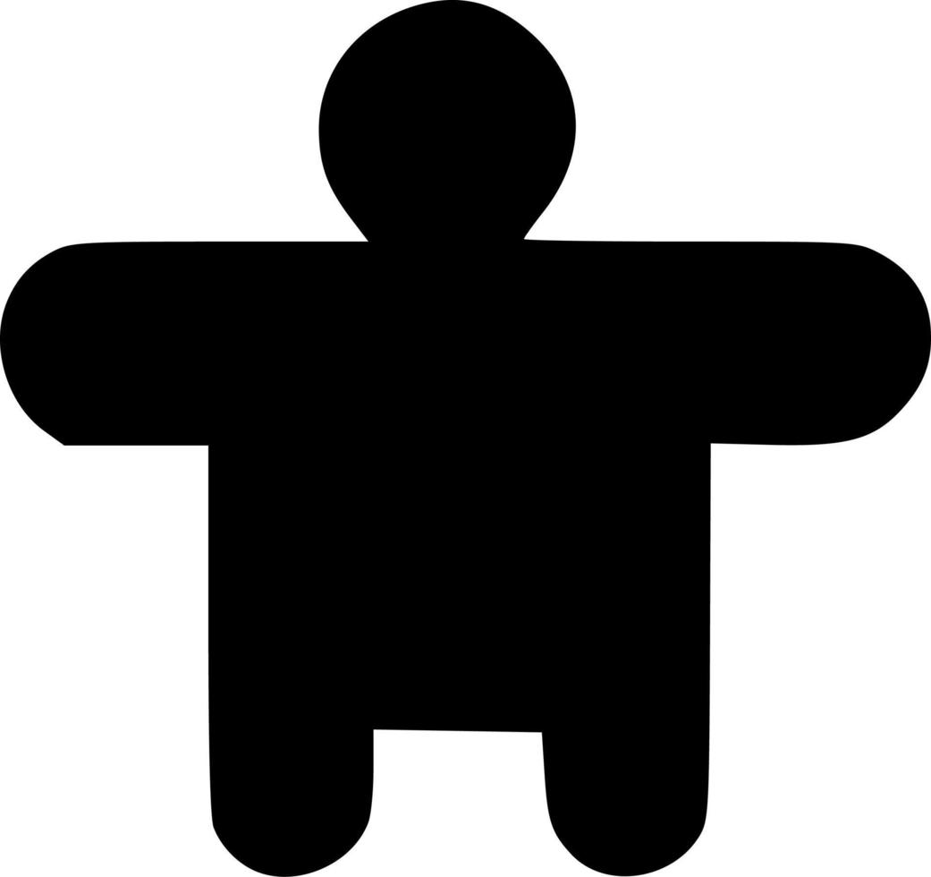 black and white of icon shape vector