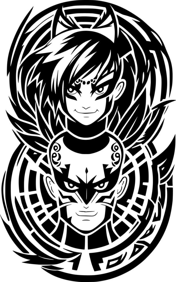 vector illustration of face men cartoon
