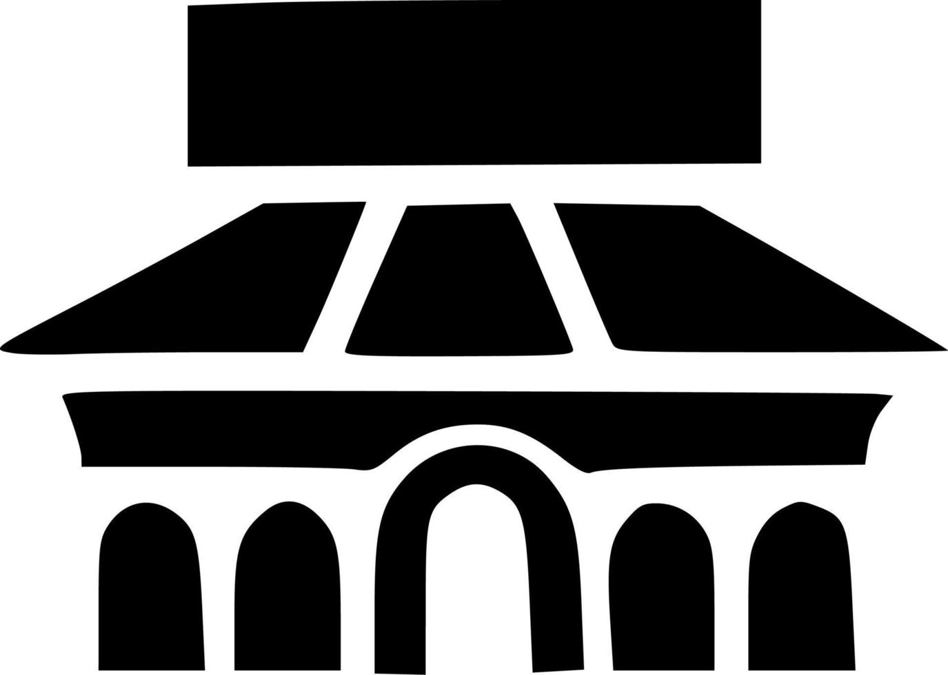 black and white of home icon vector