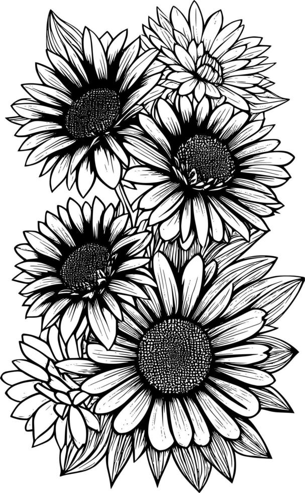 vector illustration of beautiful flower