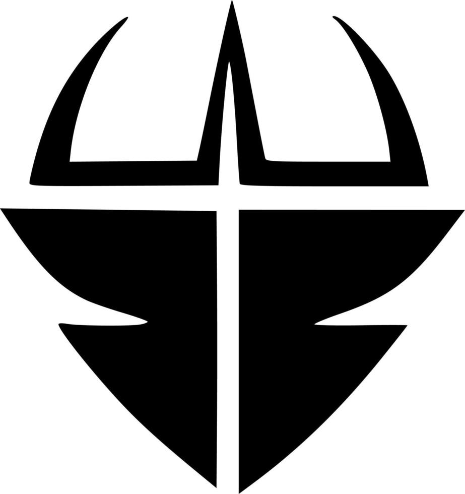 black and white of icon shape vector