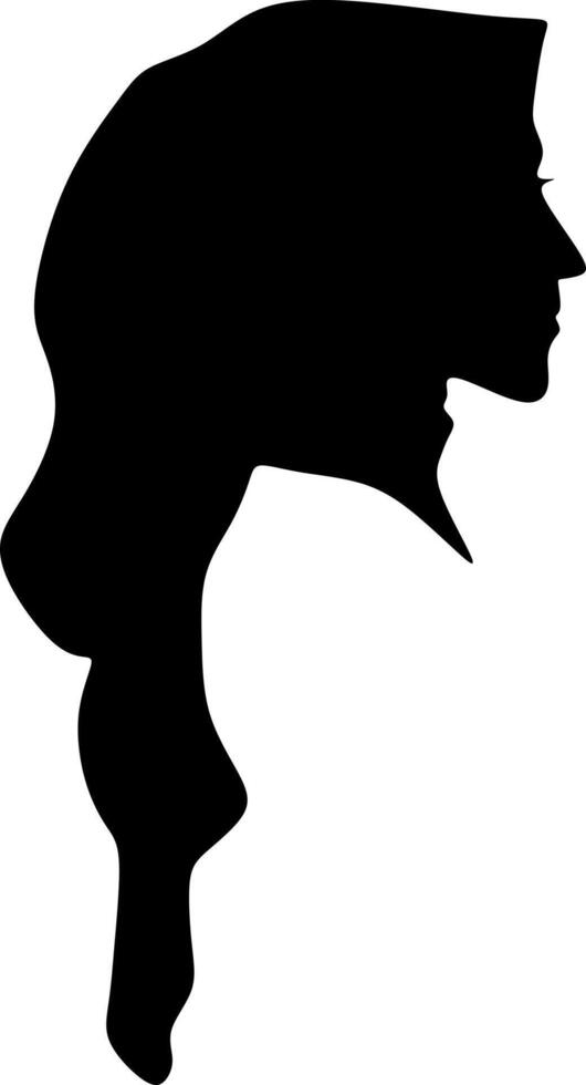 vector silueta imagen de musulmán mujer con hiyab, árabe mujer. para logo modelo icono hijab Tienda musulmán Tienda etc. gráfico ilustración