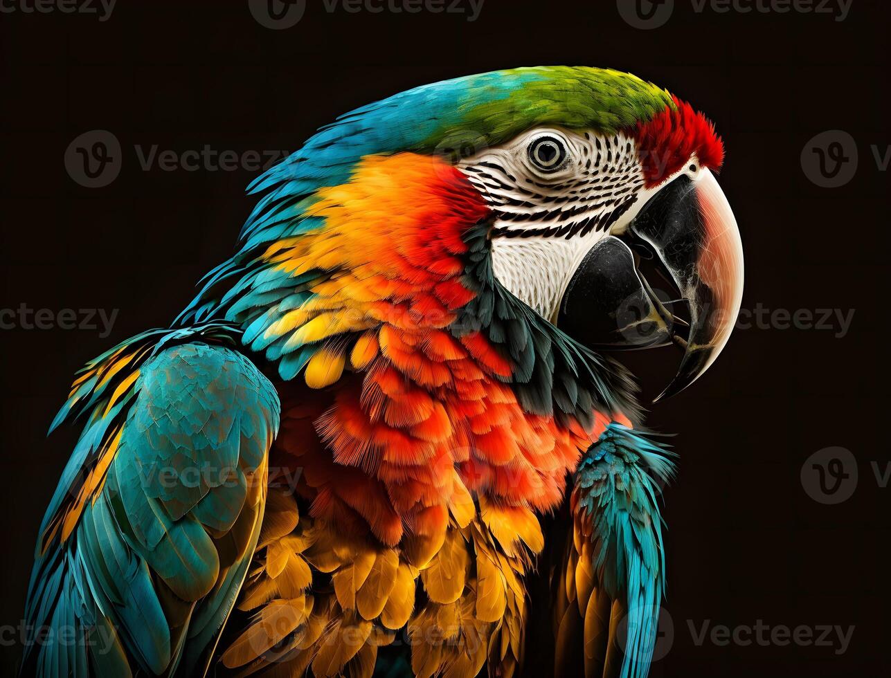 colorful macaw close up, photo