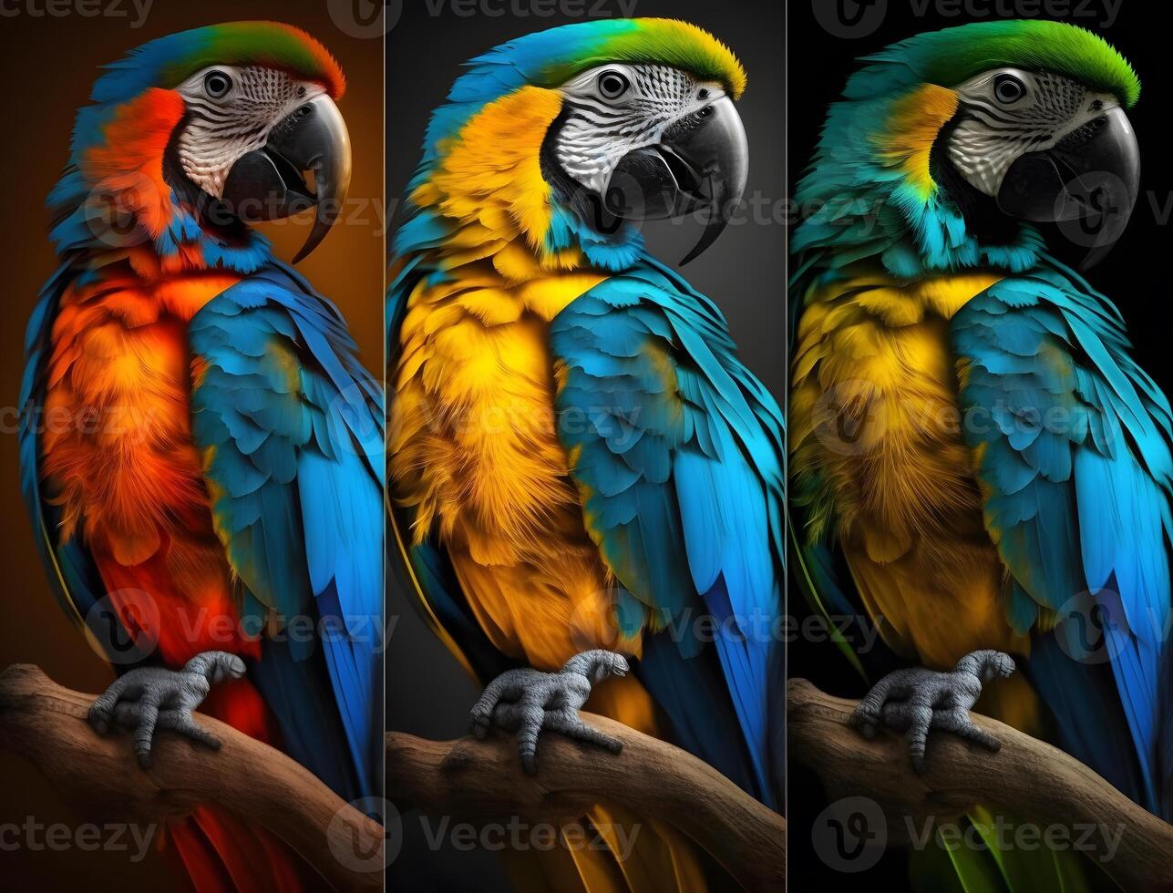 colorful macaw close up, photo