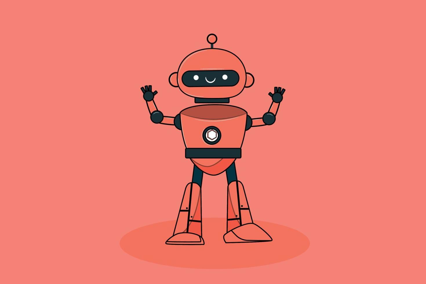 gratis vector linda artificial inteligencia robot isométrica icono