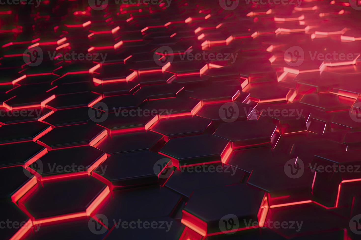 Abstract futuristic surface concept with hexagons. Trendy sci-fi technology background photo