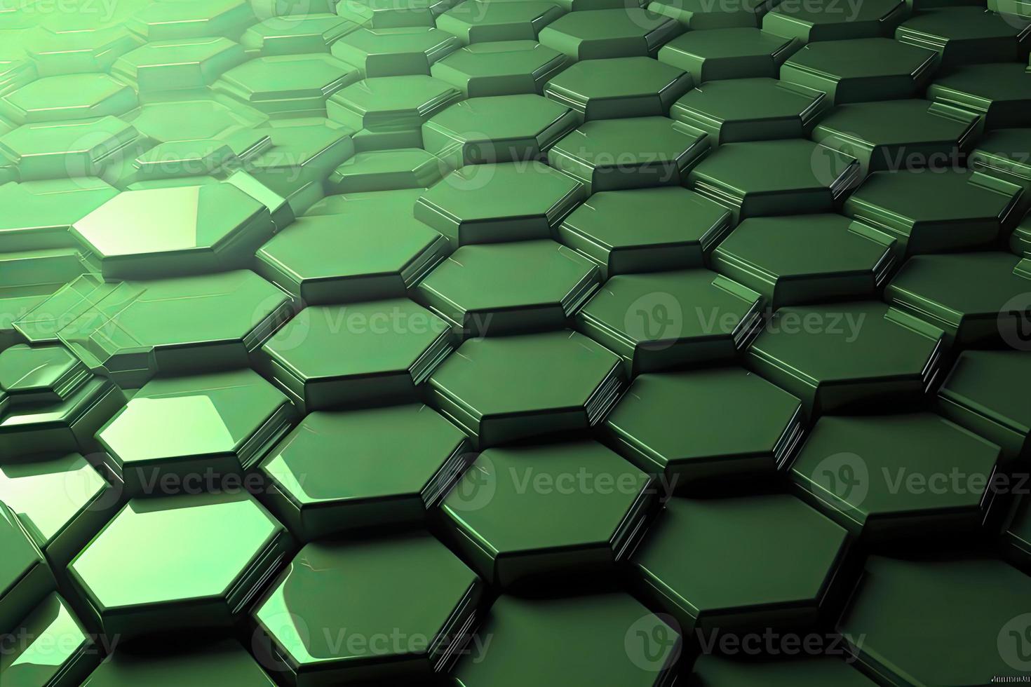 Abstract futuristic surface concept with hexagons. Trendy sci-fi technology background photo