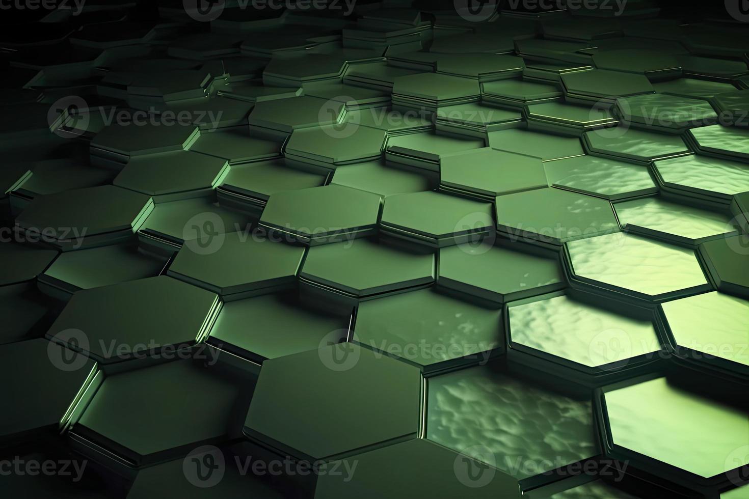 Abstract futuristic surface concept with hexagons. Trendy sci-fi technology background photo