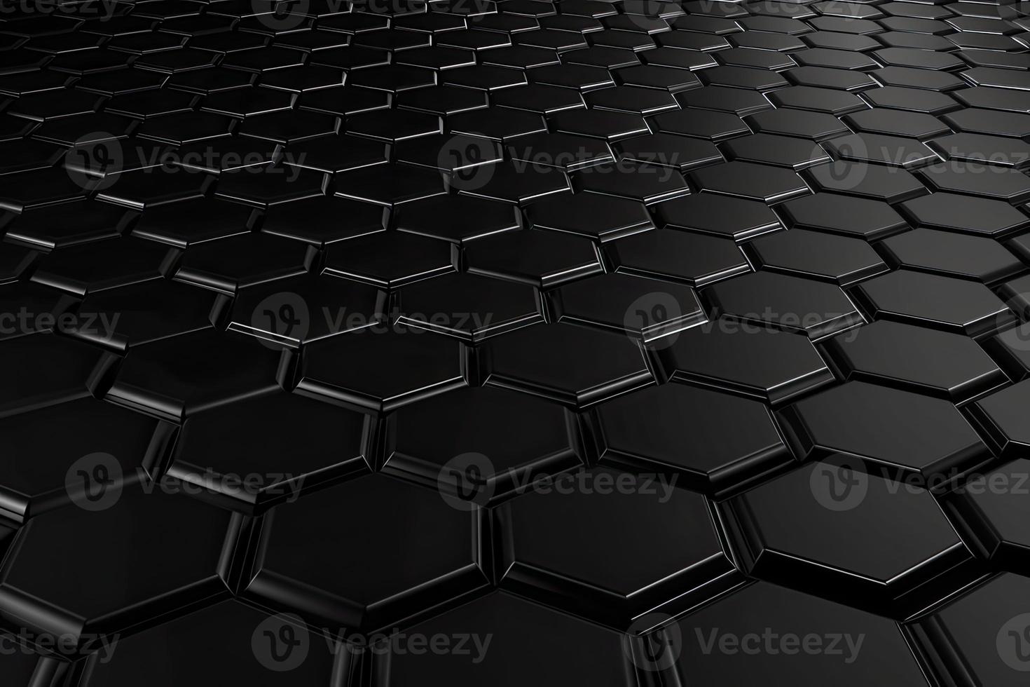 Abstract futuristic surface concept with hexagons. Trendy sci-fi technology background photo