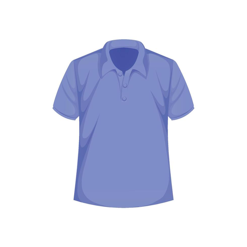 Free vector colourful polo shirt mockup