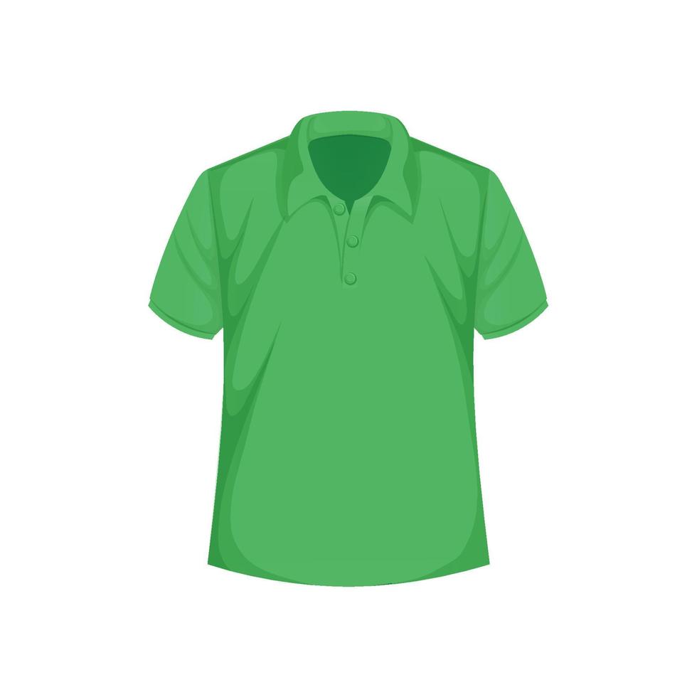 Free vector colourful polo shirt mockup