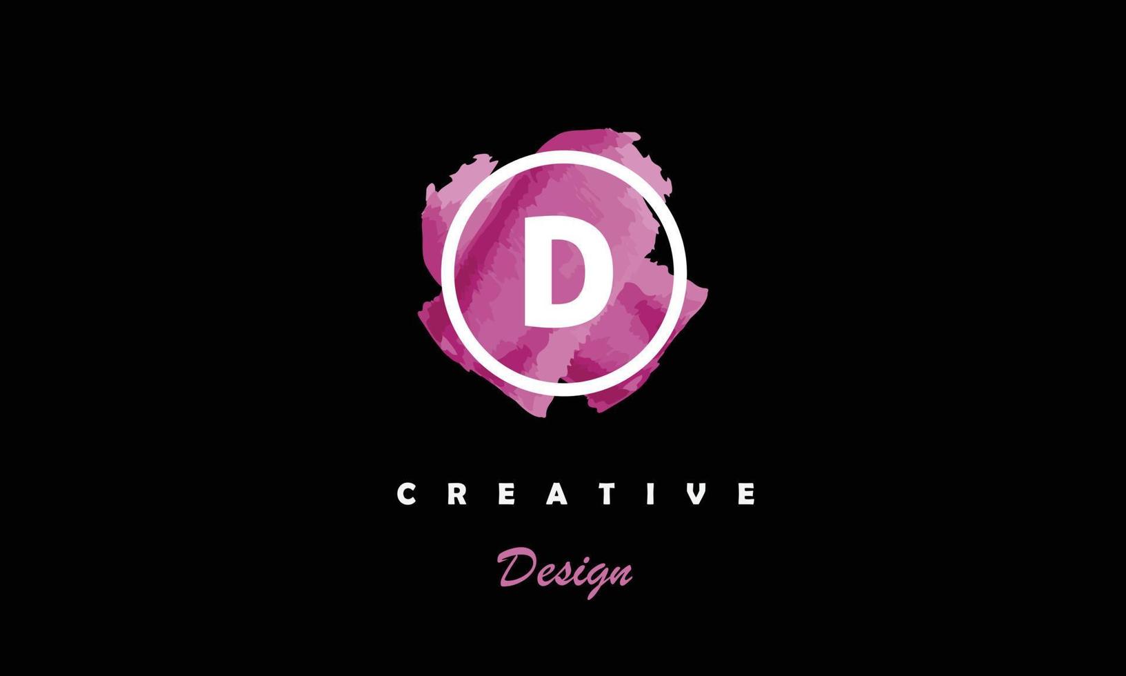d logo design vector