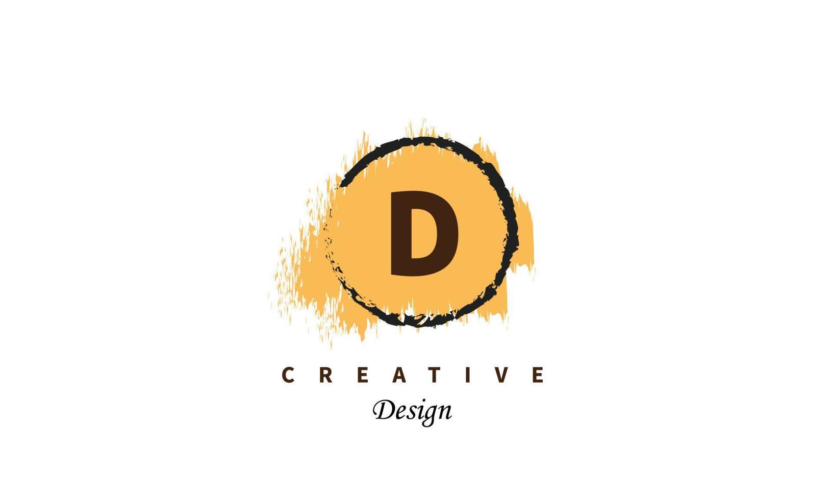 d logo design vector