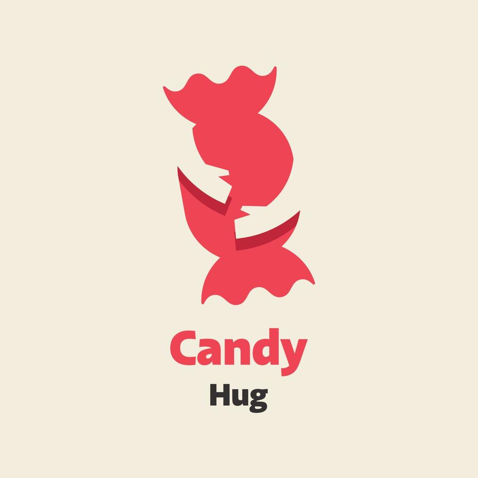 Candy hand Logo vector