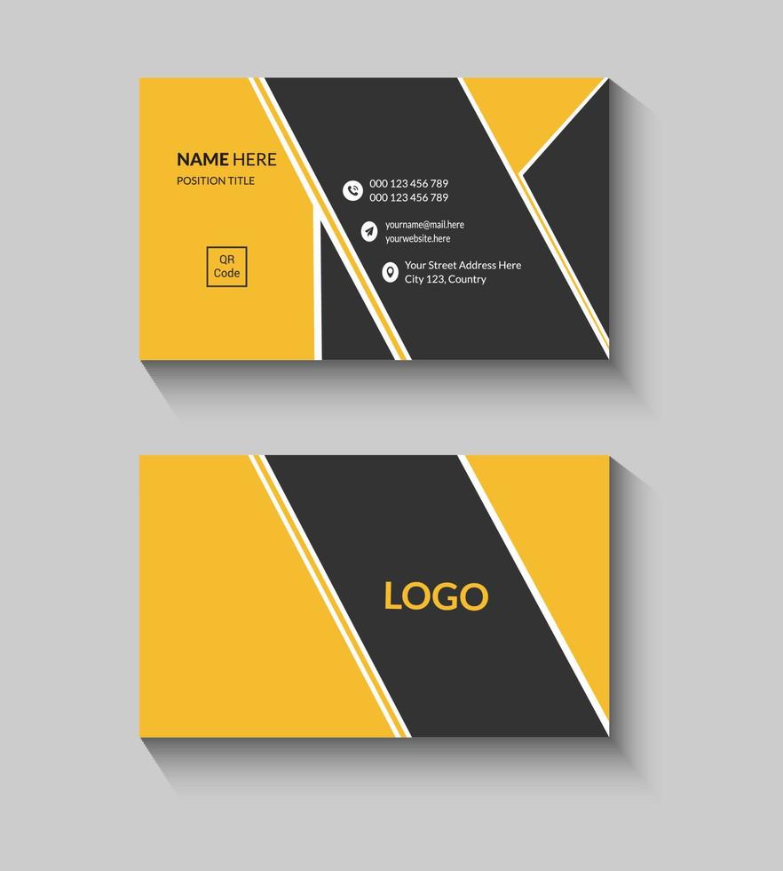 Modern Business Card Template Design vector