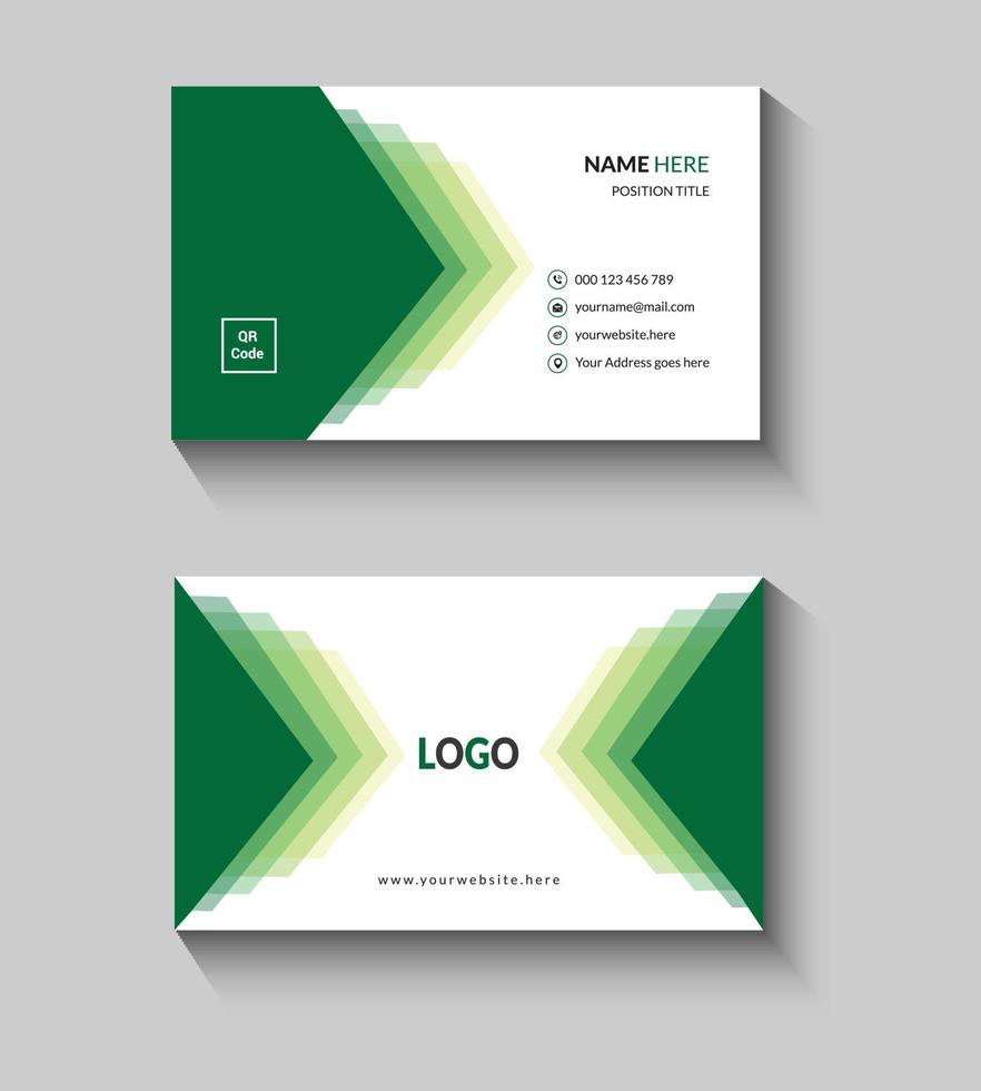 Modern Business Card Template Design vector