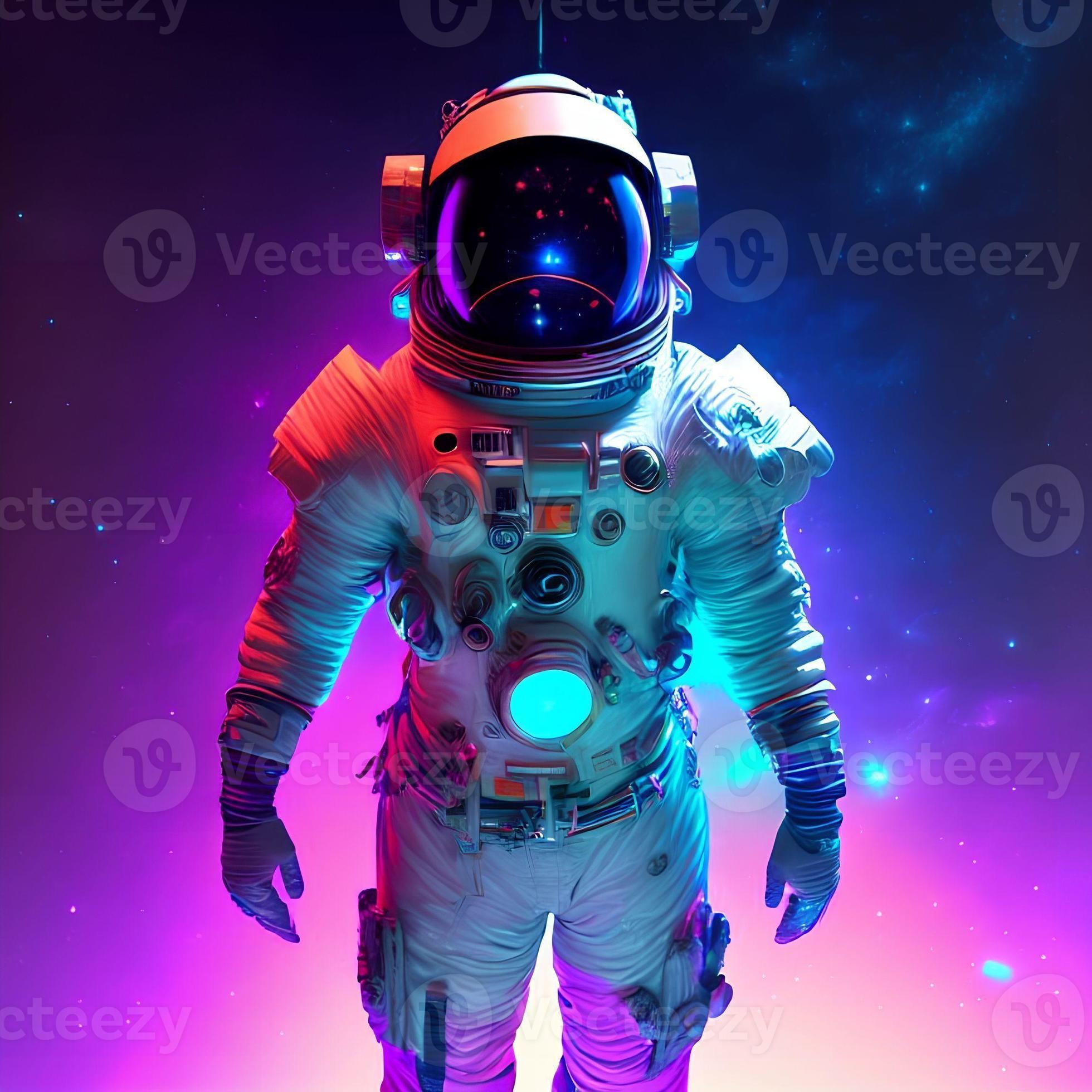 astronaut futuristic design