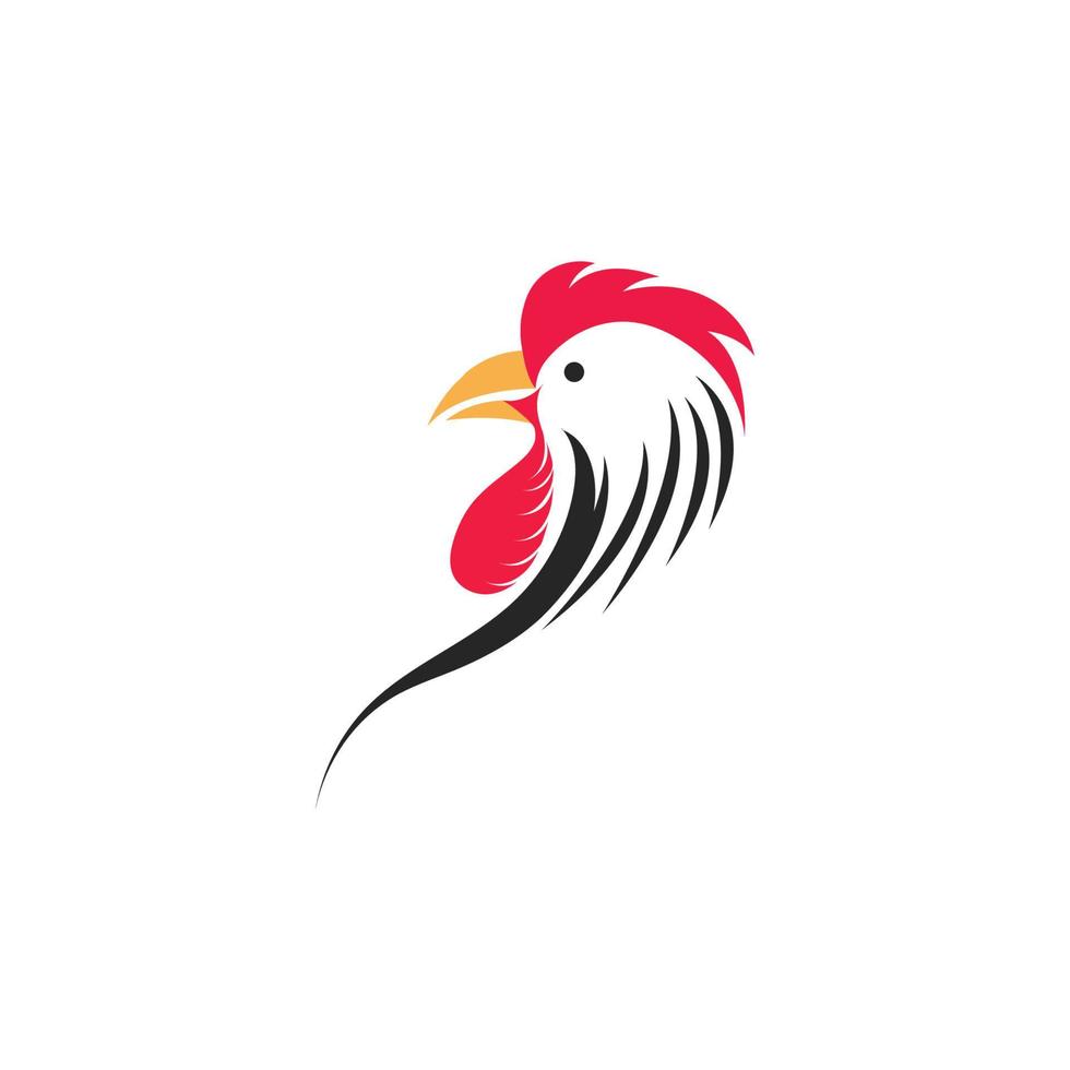 Rooster logo images illustration design vector