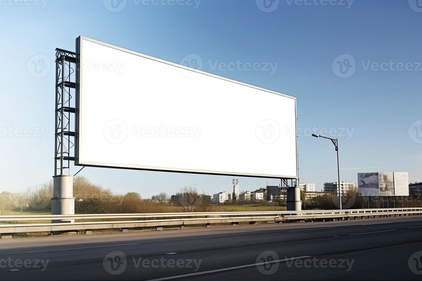 billboard blank for outdoor advertising poster photo