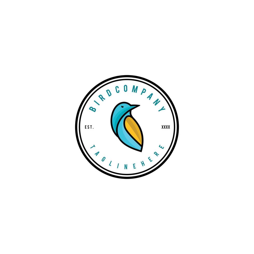 Kingfisher bird logo design. Awesome a kingfisher bird logo. A kingfisher bird logotype. vector