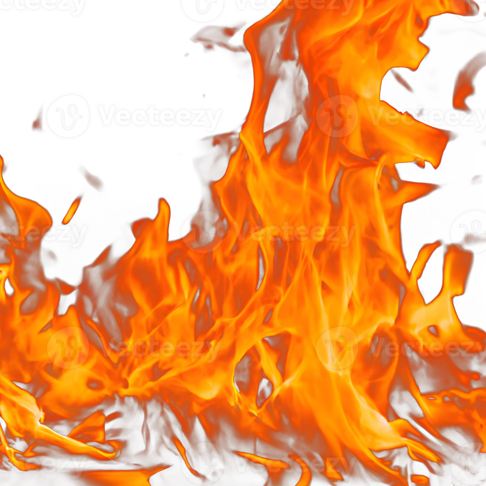 vicino su di fuoco fiamme. fuoco infernale sfondo. generativo ai. png