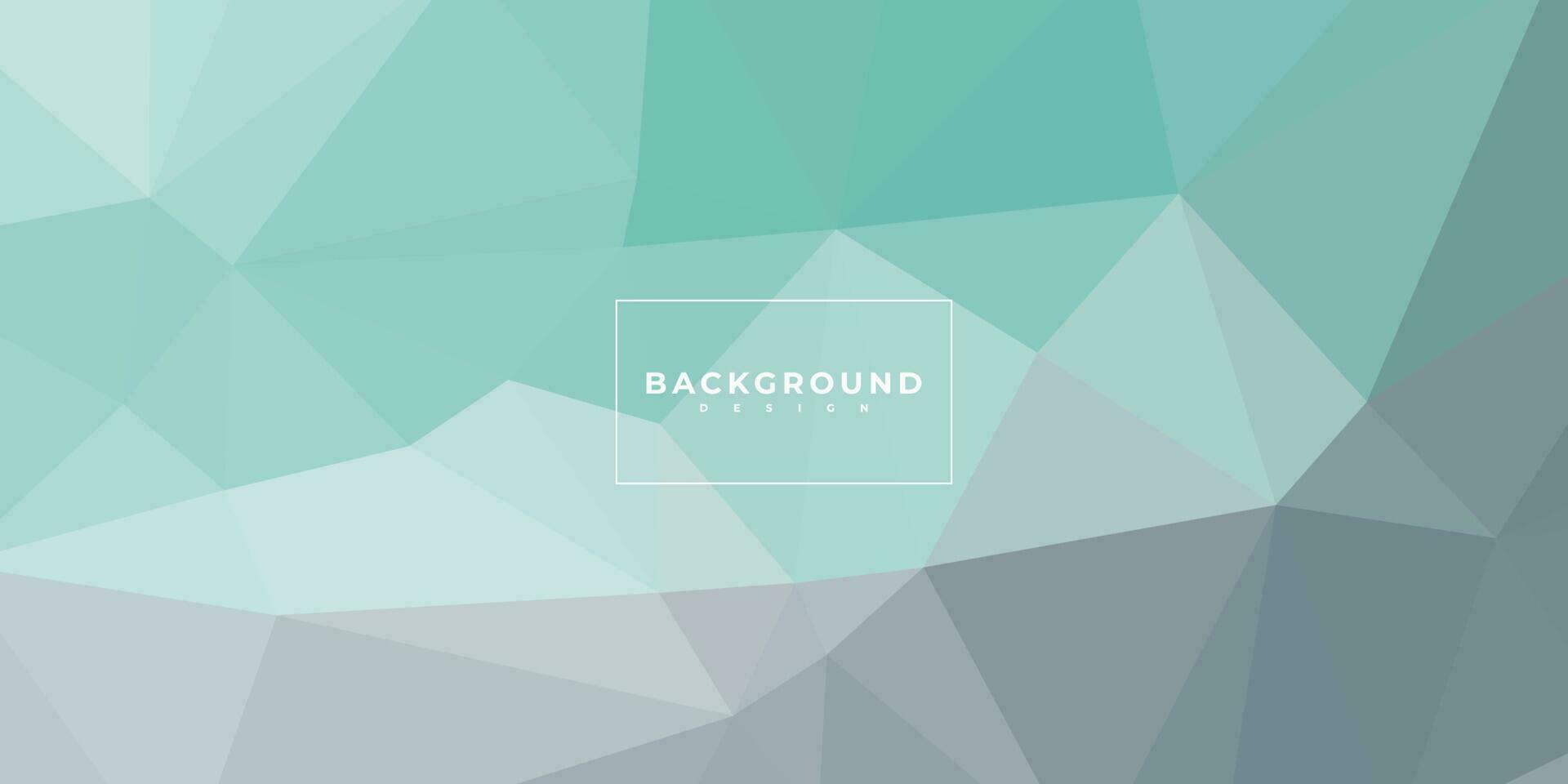 abstract green geometric colorful background with triangle shapes. vector illustration. template.