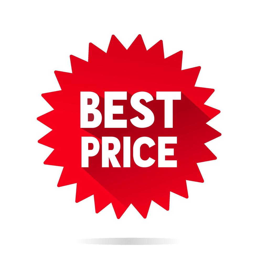 Best price banner speech bubble icon design. Vector illustration isolated on white background.