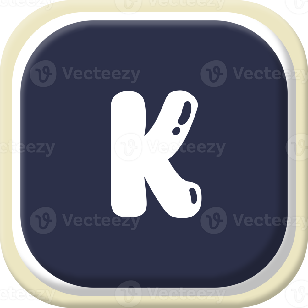3d alphabet A - Z text effect and letter PNG Illustration Icon