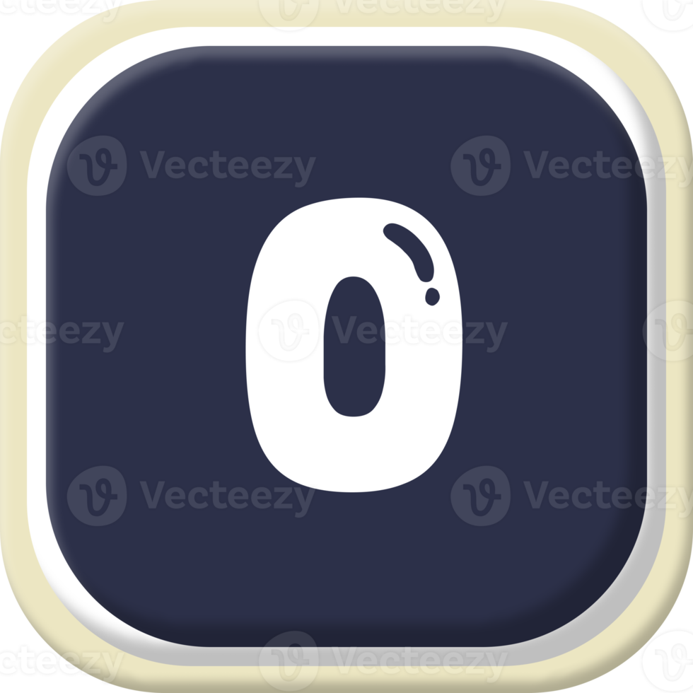 3d alphabet A - Z text effect and letter PNG Illustration Icon