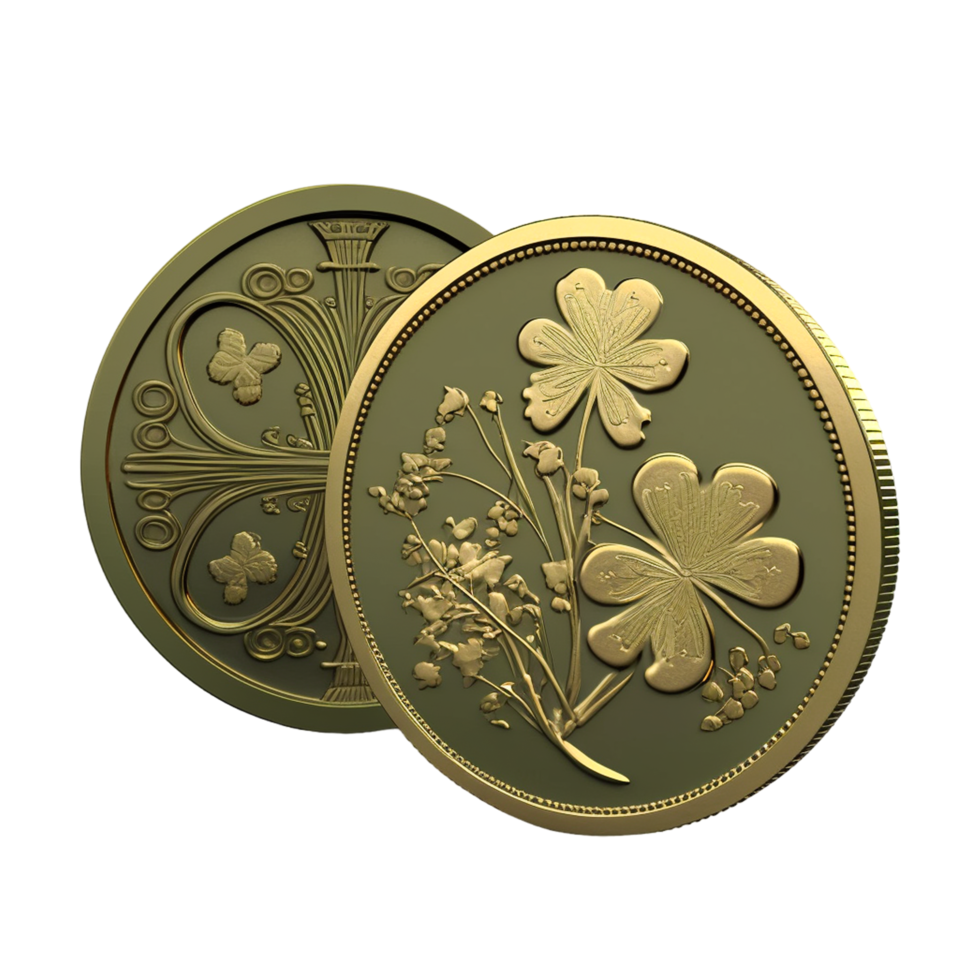 contento st patrick S giorno oro monete png